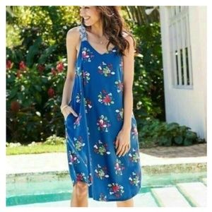 Matilda Jane Women's XL Blue Floral Sundress